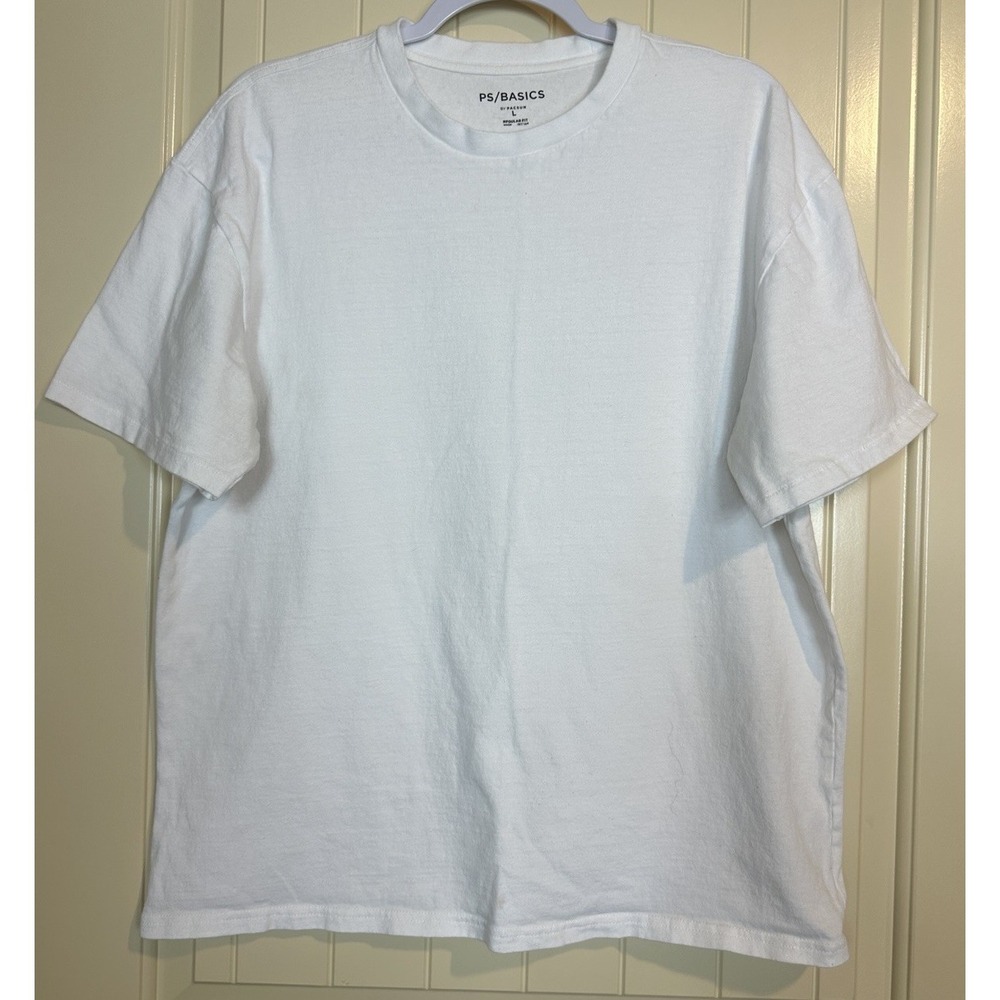 PS Basics by Pacsun regular fit short sleeve cotton t-shirt sz‎ L white